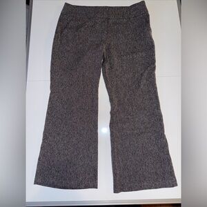 7th Avenue Suiting Collection Pants Womens 16P Gray Dress Straight Work Slacks
